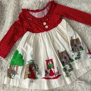 Eleanor Rose Red and White Little Red Riding Hood Dress